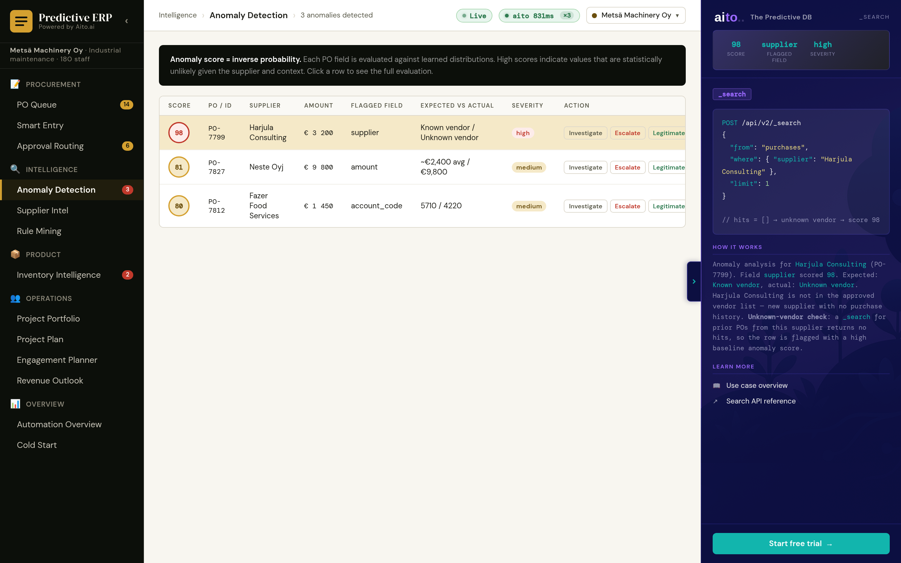 Unknown-Vendor Detection screenshot